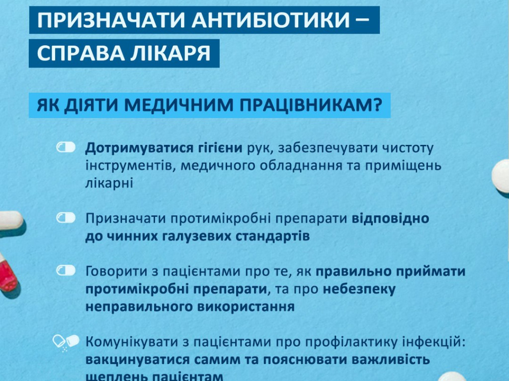 Всесвітній тиждень обізнаності про стійкість до протимікробних препаратів
